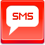 Sms Red icon