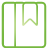 Book Bookmark green icon