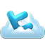 Twitter cloud icon