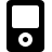 Ipod black icon