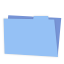 Blue folder icon