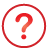 Question red icon