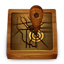 Wooden Map icon