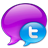 Small Twitter Logo in Blue-48