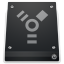 Black Drive Firewire icon