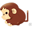 Monkey zodiac icon
