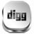 Digg silver button-48