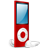 iPod Nano red on-48