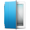 iPad 2 White blue cover-128