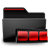 Folder Video black red-48