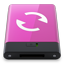 HDD Pink Sync W icon