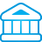 Bank blue icon