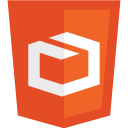 HTML5 logos 3D-128
