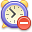Clock Delete icon