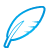 Quill blue icon