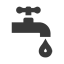 Black Tap Water Icon