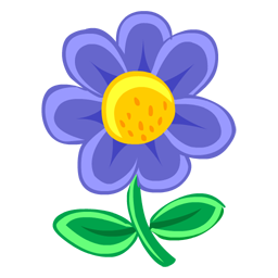 Blue Flower-256