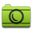 Camera green icon