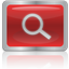 Red Search icon
