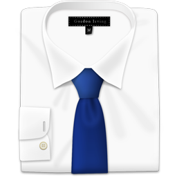 Shirt Blue Tie Icon | Download Shirt and Tie icons | IconsPedia