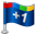 Google Plus One Flag-32