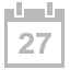 Calendar UI icon