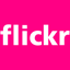 Pink Flickr Metro icon