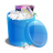 Blue recycle bin full-48