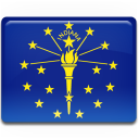 Indiana Flag-128
