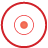 Disc red icon