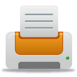 Printer orange-256
