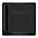 Black AddressBook-128