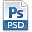 File Extension Psd icon
