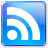 Blog Rss blue icon