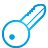 Key blue icon