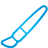Brush blue icon
