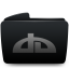 Folder black deviantart icon
