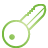 Key green icon