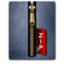 Zip gold blue-128