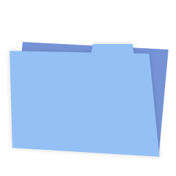 Blue folder-256