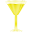 Wineglass yellow Icon