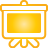 Presentation yellow icon