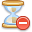 Hourglass Delete icon
