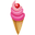 Pink Ice Cream  Cone-32