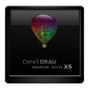 Black Corel Draw X5-128