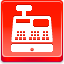 Cash Register Red icon