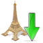 Eiffel Tower Down icon