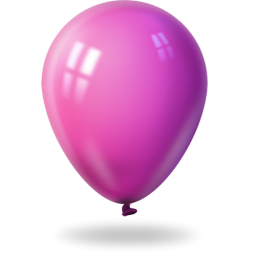 Ballon pink-256