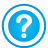 Question Frame blue Icon