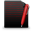 File Text black red-32